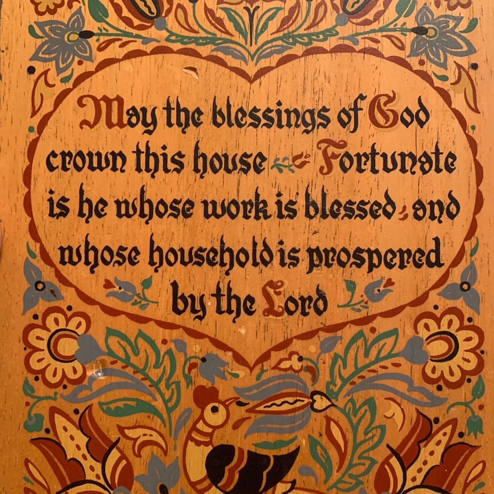 Wooden Painted Sign
